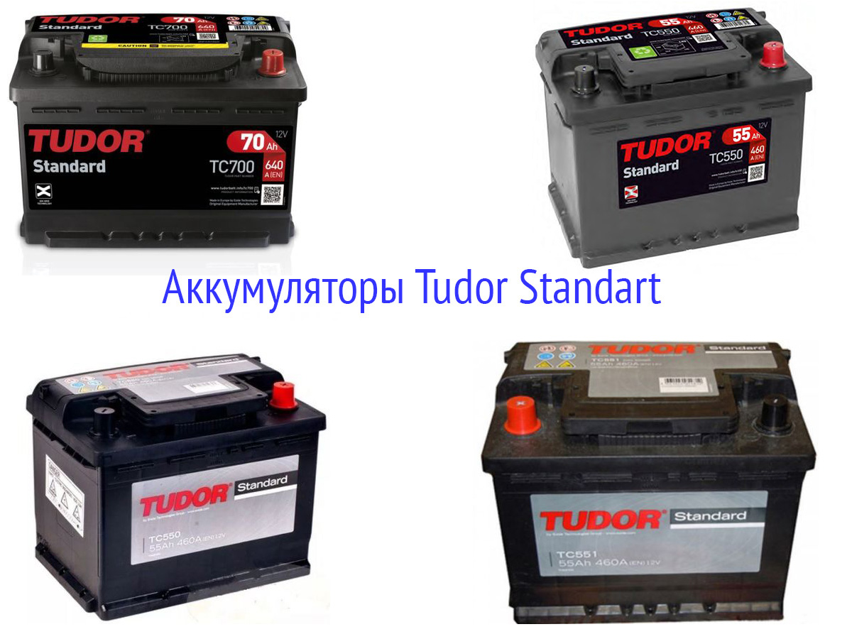 Аккумуляторы Tudor Standart
