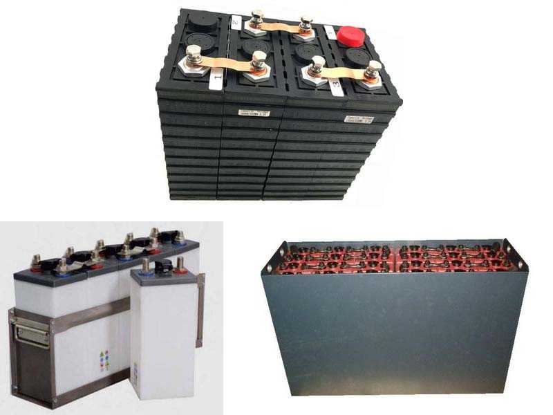 Свинцово-кислотные, щелочные, литиевые