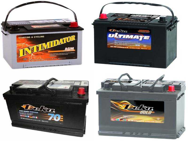 Стартерные аккумуляторы Deka