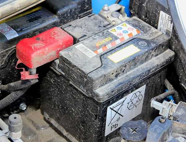 Грязный аккумулятор