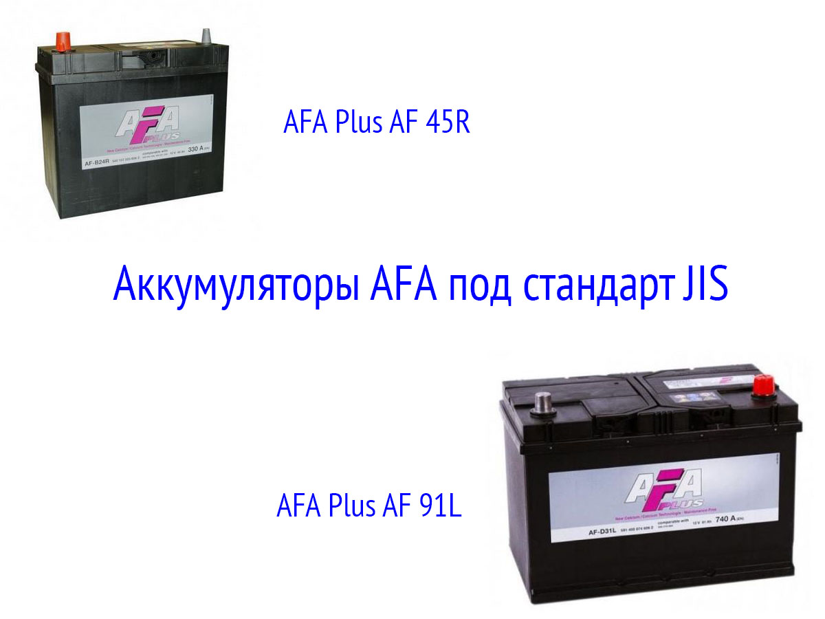 Азиатские аккумуляторы AFA