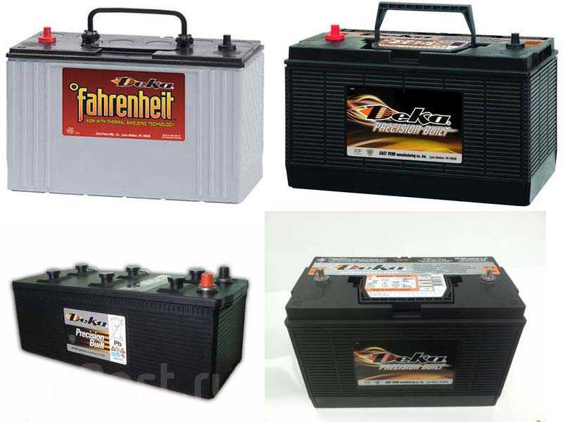 Грузовые аккумуляторы Deka