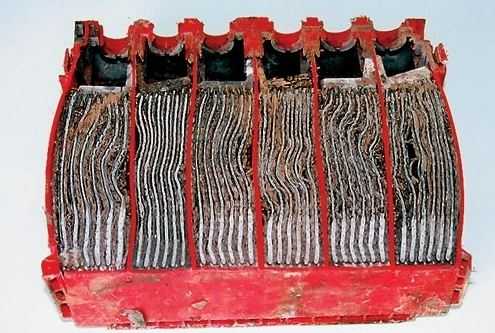 Коробление пластин после замерзания электролита