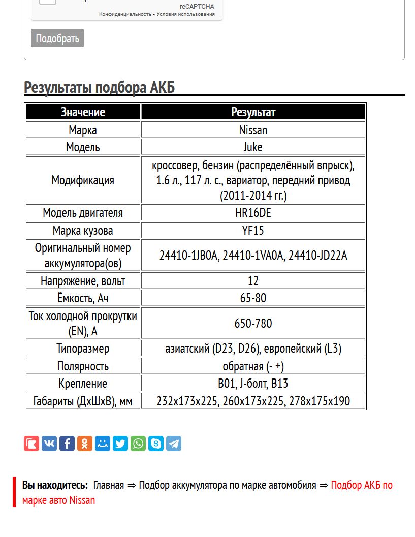 Результат подбора для Жук HR16DE 117 л. с.