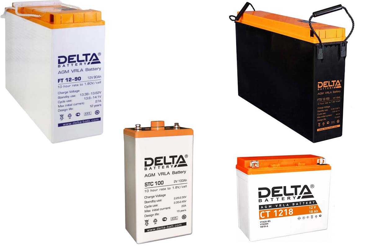Аккумуляторы Delta FT-M, ST, FTS, STC