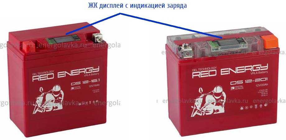 Индикатор заряда в виде жидкокристаллического дисплея