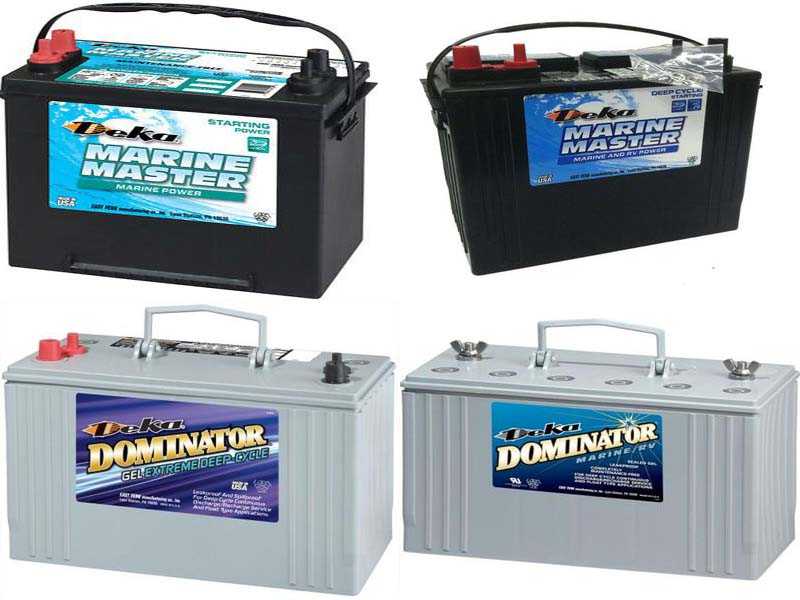 Аккумуляторы Deka для морского транспорта