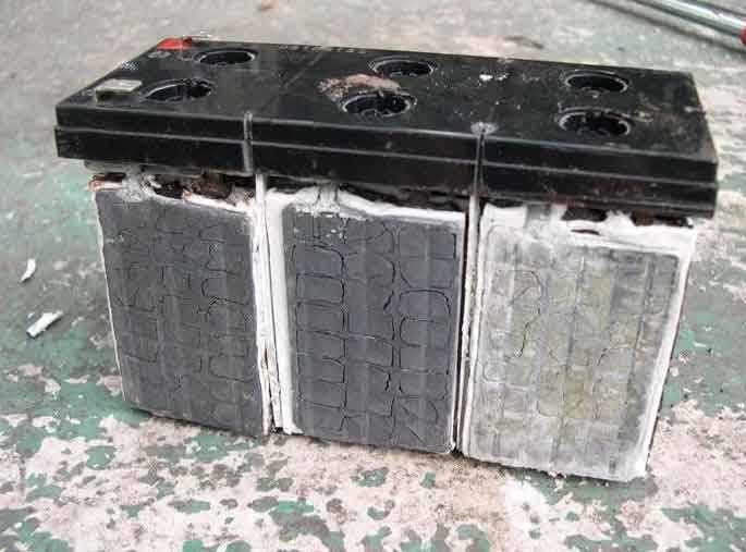 Сульфатация пластин аккумуляторной батареи