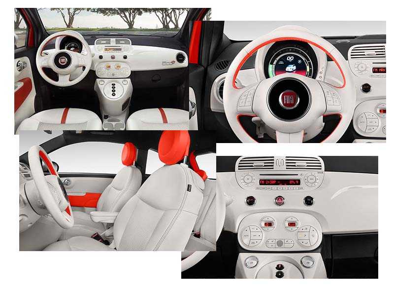 Салон Fiat 500e