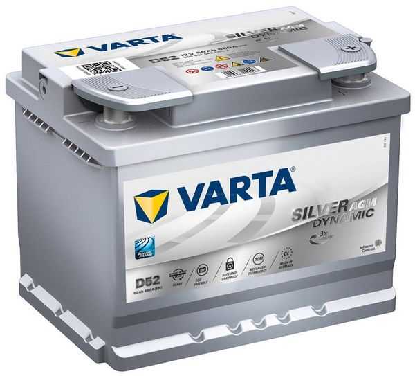 АКБ Varta Silver Dynamic AGM