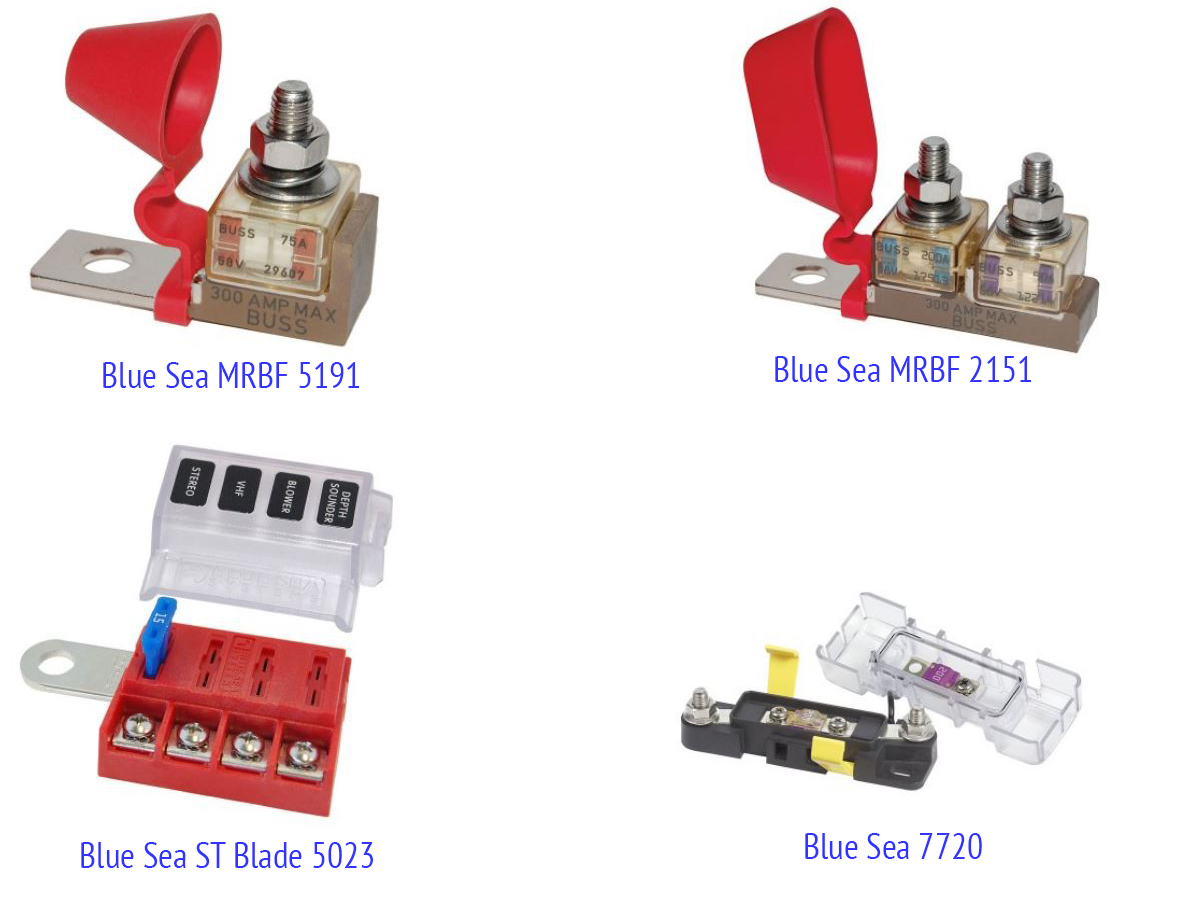 Предохранители на аккумулятор для водного транспорта