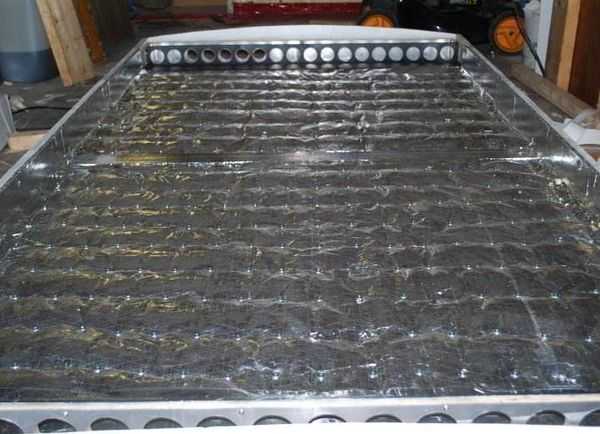 Воздушный коллектор из водосточных труб