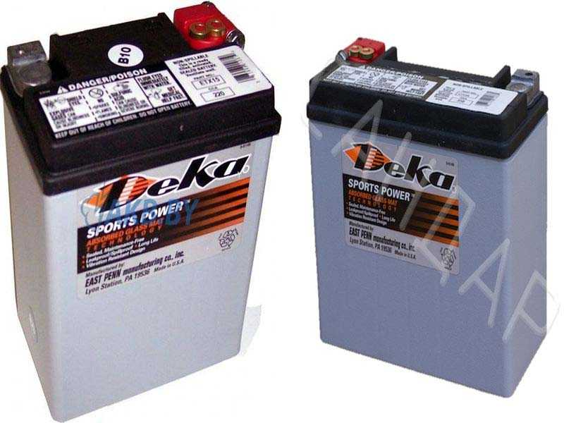 Аккумуляторы Deka для мотоциклетной техники