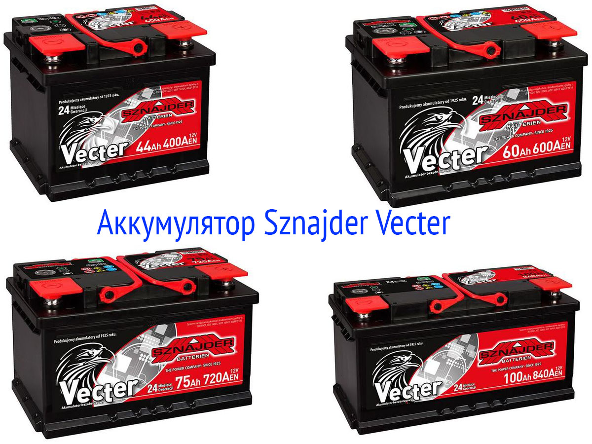 Аккумуляторная батарея Sznajder Vecter