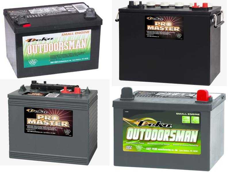 Аккумуляторы Deka Outdoorsman и Deka Pro Master