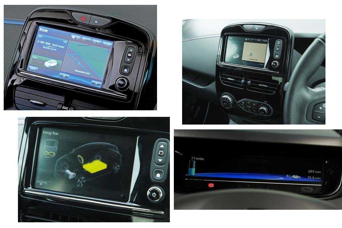 Оснащение электромобиля Renault Zoe