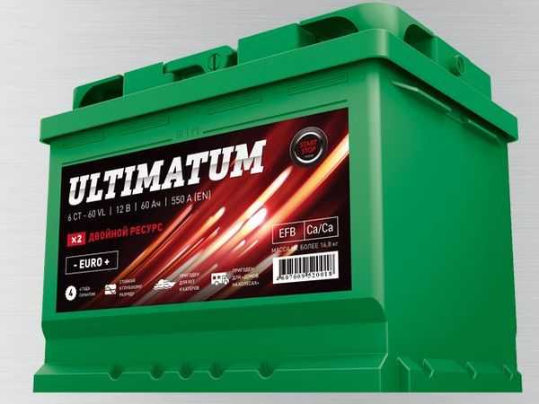 Аккумулятор Ultimatum