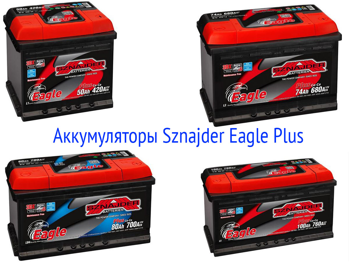 Аккумулятор Sznajder Eagle Plus