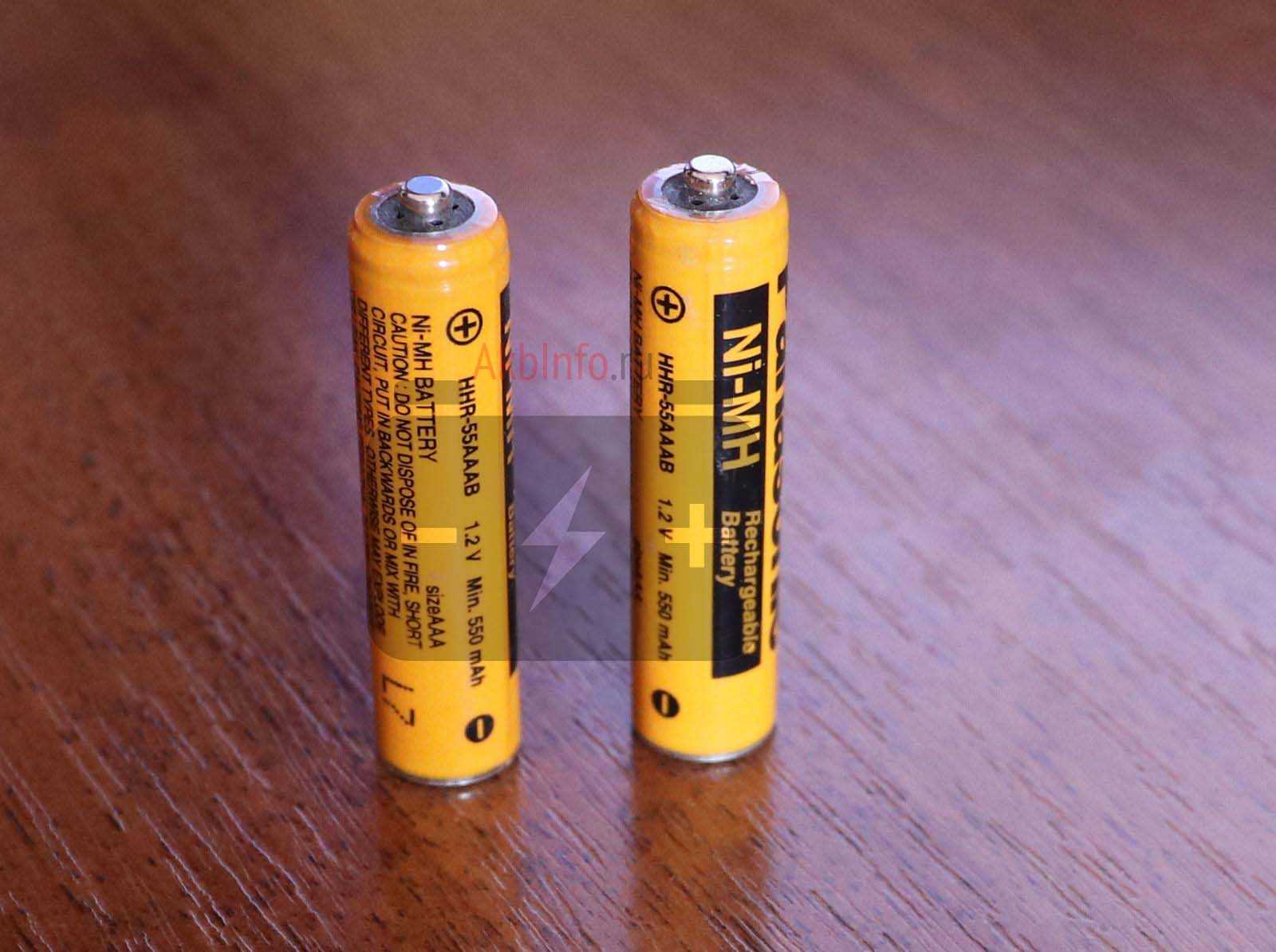 Пример щелочного аккумулятора