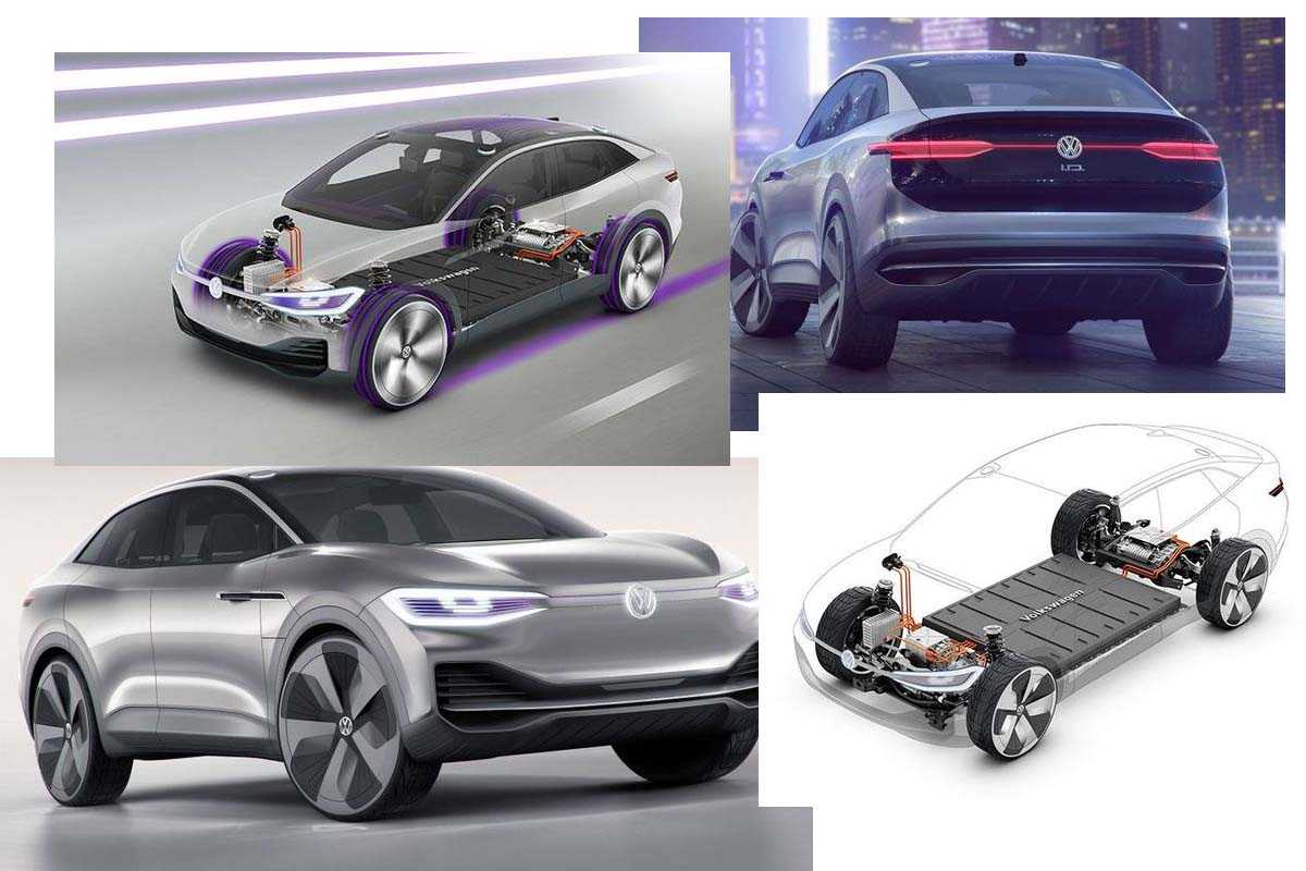 Техническое устройство электрического кросс-купе Volkswagen I.D. Crozz