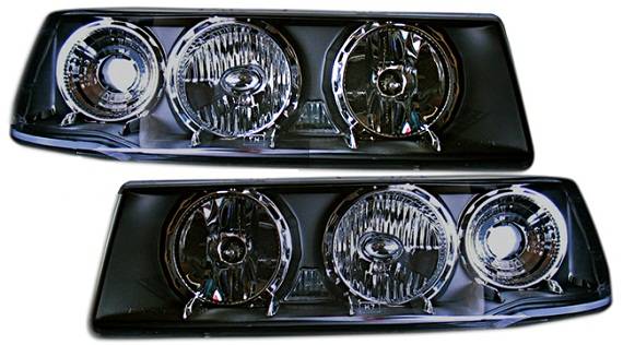 Еще один вариант Оригинальное оформление фар