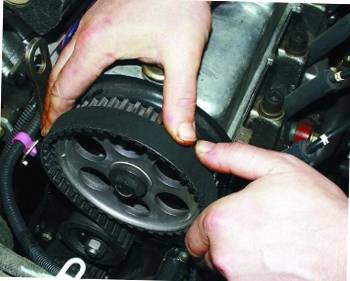 Проверка натяжки Проверка нятяжения ремня