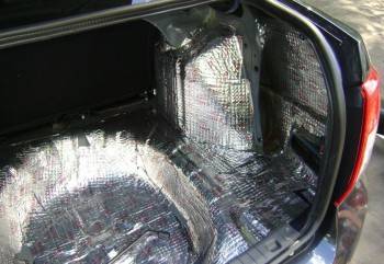 Работы в багажнике