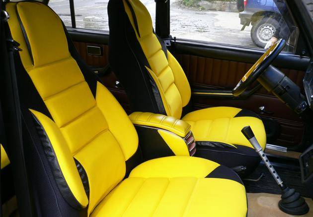 Сочное оформление салона Элегантное оформление салона