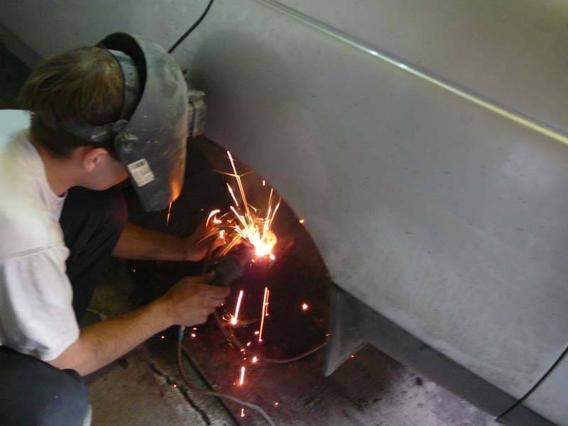 Установка Устанавливают новые тормоза