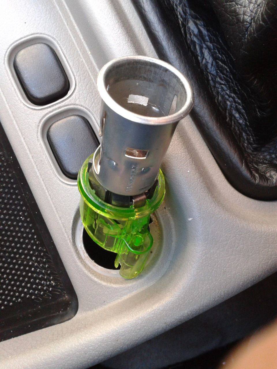 Подключение прикуривателя