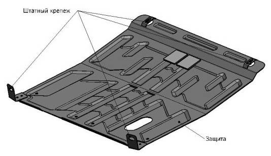 Защита Защита днища