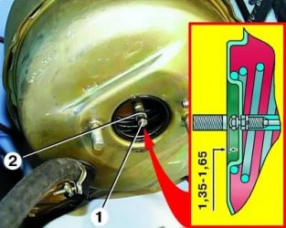 Регулировка вакуумного усилителя тормозов газель