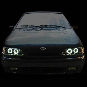 Кастомные фары на 2114