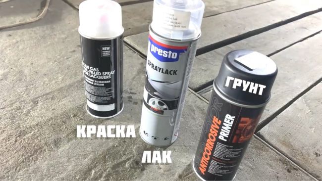 нужные краска и лак
