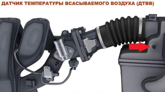 датчик температуры всасываемого воздуха