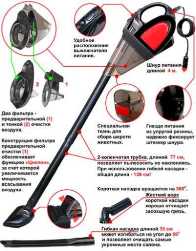 схема автопылесоса